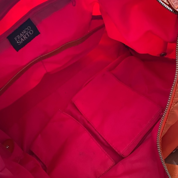 Orange Franco Sarto duffle bag - Picture 4 of 6